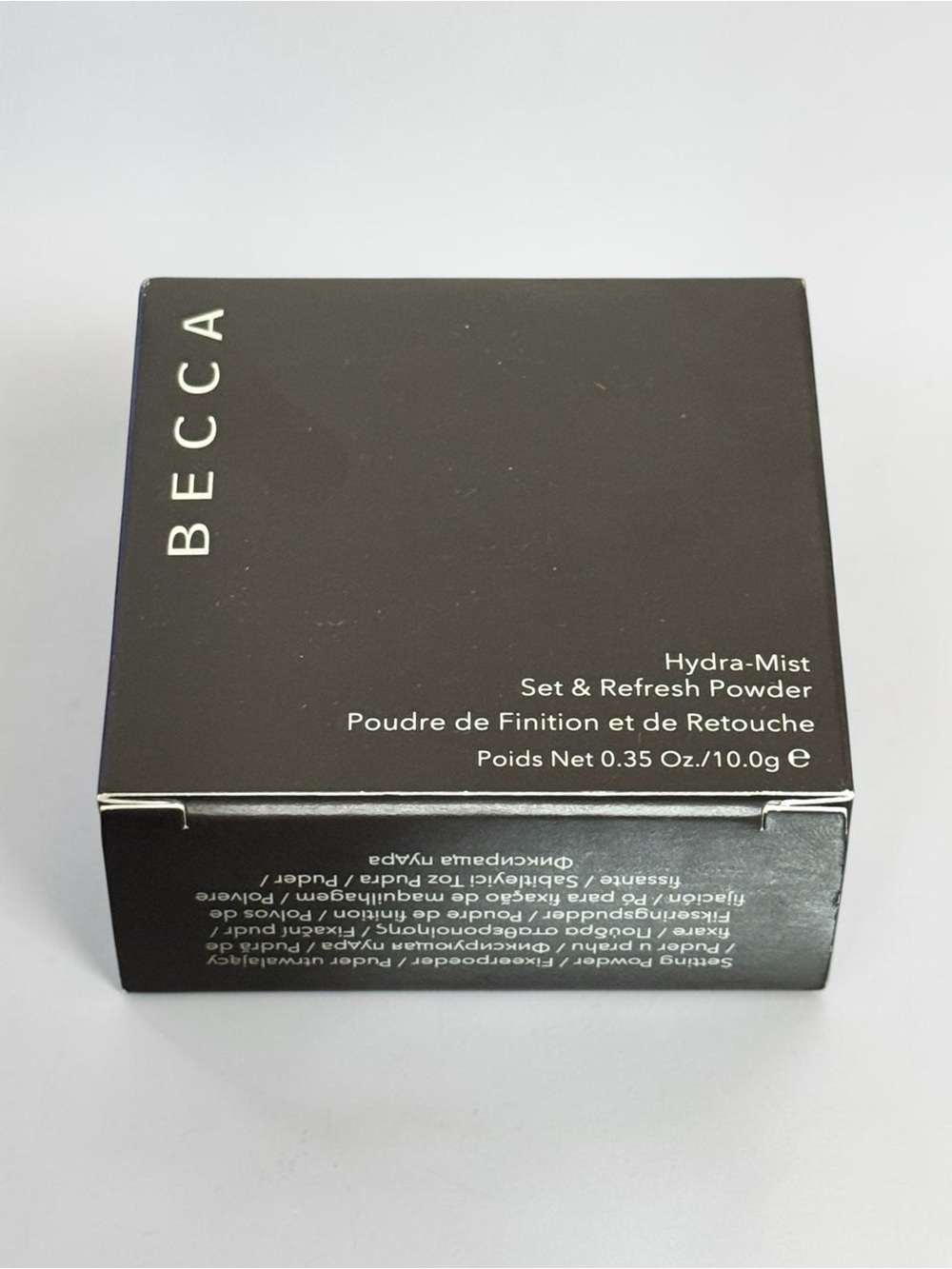 BECCA Hydra-Mist Set & Refresh Powder Full Size  0.35 oz/ 10 g New In Box